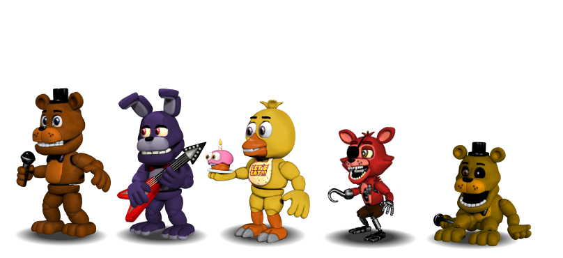 FNAF WORLD by GareBearArt1 on DeviantArt