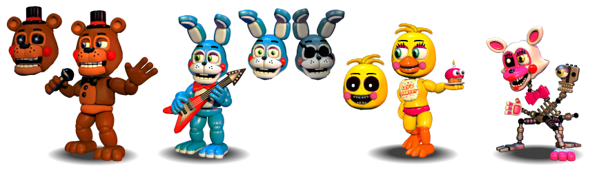 Fnaf hot sale world toys