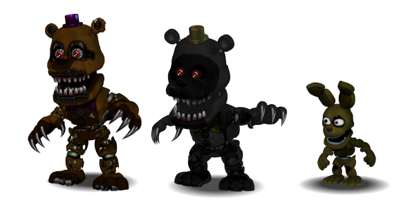 Fnaf 4 Nightmares by FNAFWORLDASK on DeviantArt