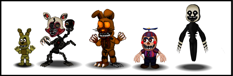 PLAY AS ANIMATRONICS!!.. FNAF WORLD: The Return to Nightmares 