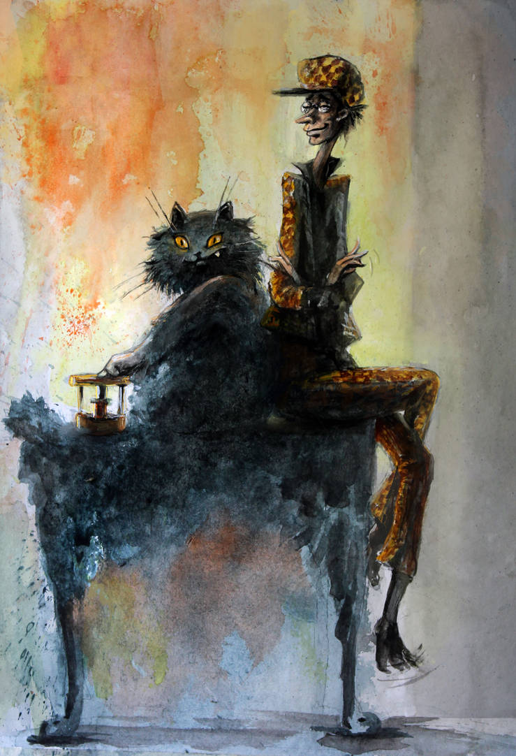 Cat Behemoth and Koroviev.