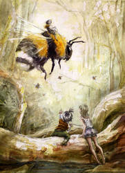 Bumblebee rider. by ArtNM13