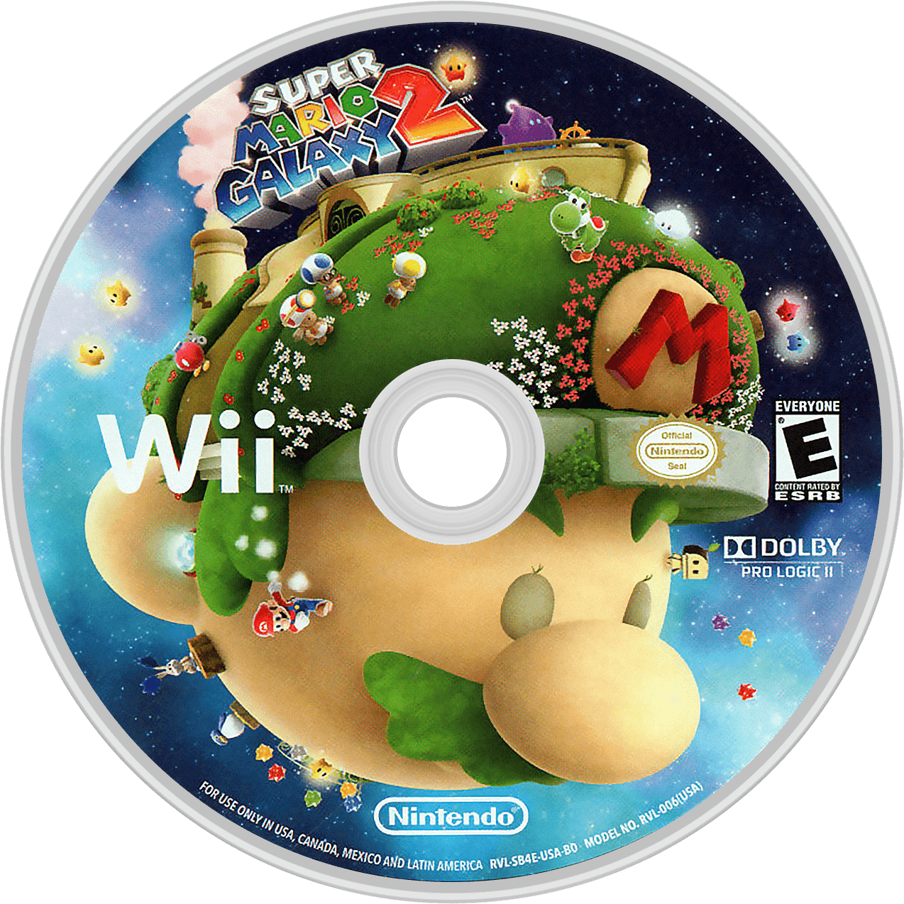 Super Mario Galaxy 2 Wii Disc PNG by Sylvanbey on DeviantArt