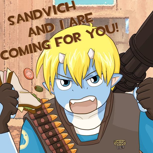 You run from Sandvich