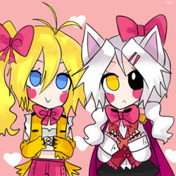 Chibi T-Chica and Mangle!