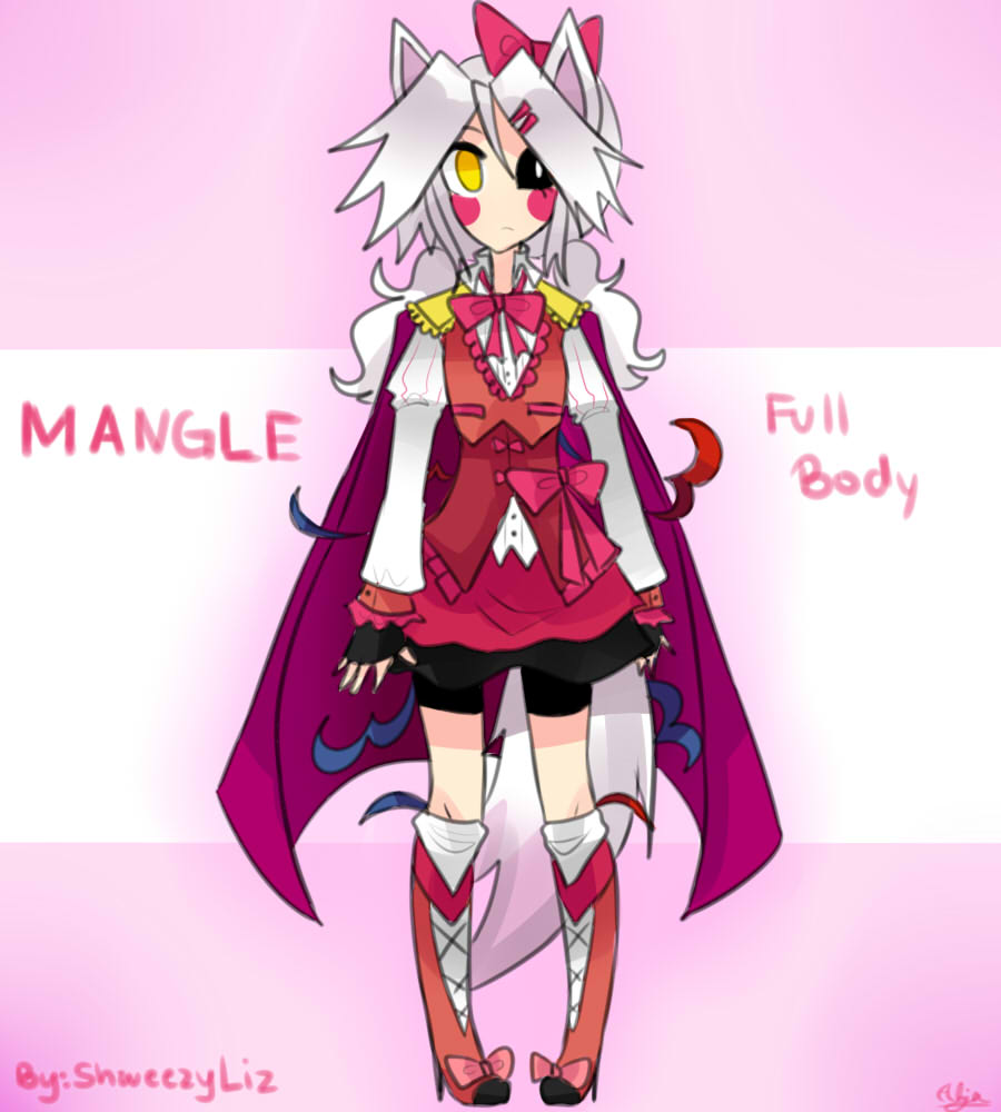 anime five nights at freddy's mangle by Shiokie on DeviantArt