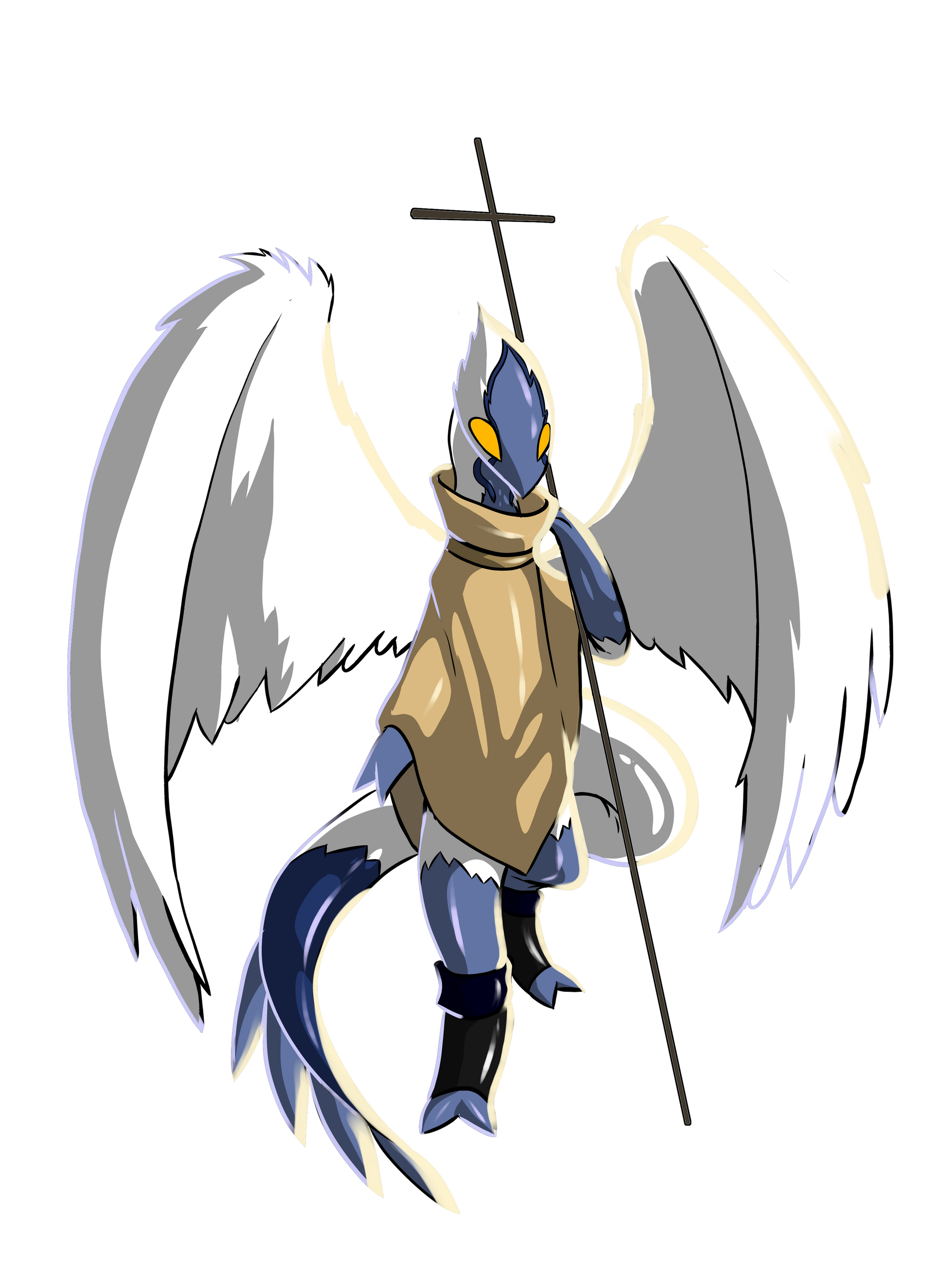 Angel OC (WIP) by BoredKaiju on DeviantArt