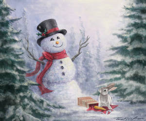 Giving Snowman