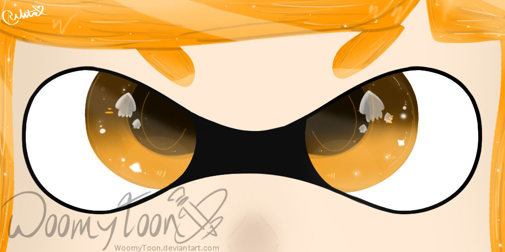 Inkling Girl (Eyes) by WoomyToon on DeviantArt
