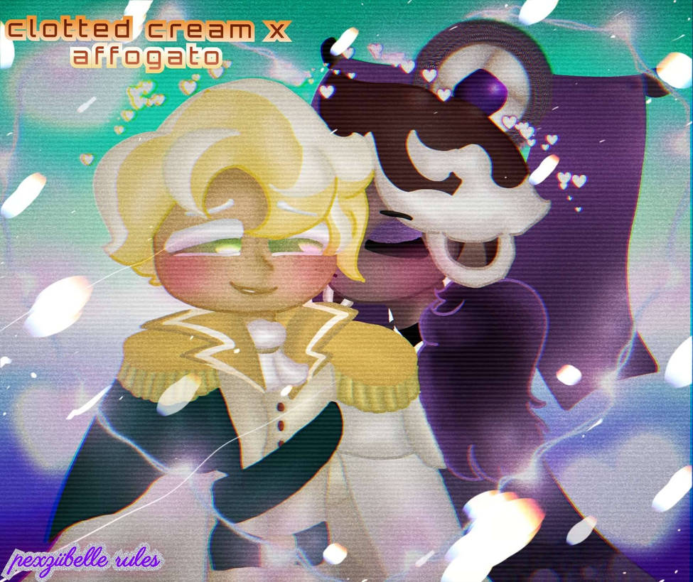 Affogato x clotted cream cookie run kingdom fanart by Tanyaandrina444 ...
