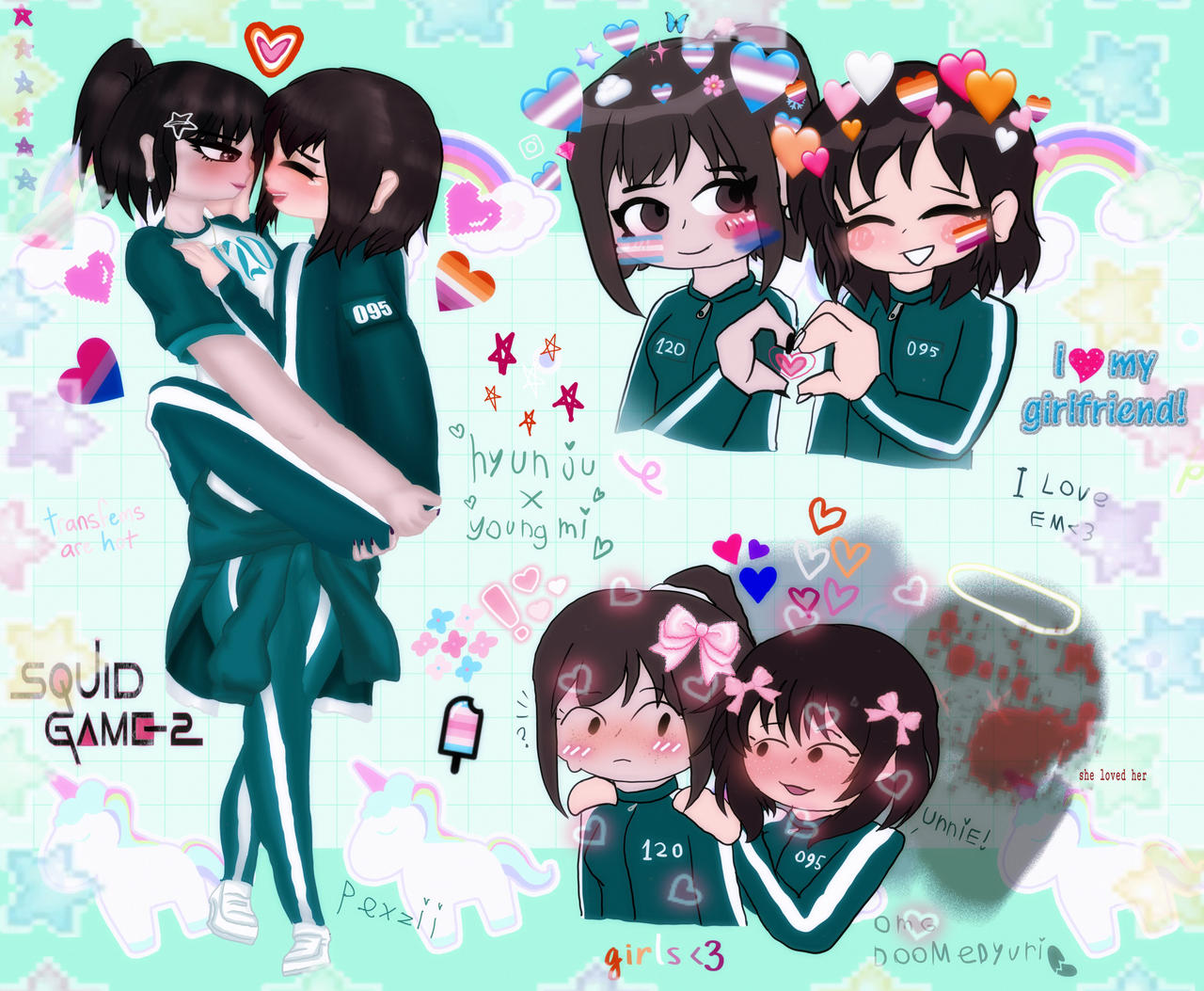 Player 120 x player 095 / squid game season 2 by Tanyaandrina444 on ...