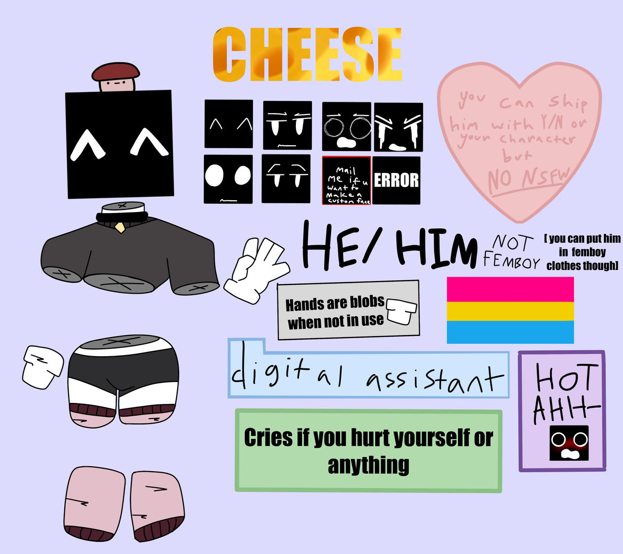 Cheese Oc CHEESE new oc *i have a crush ngl* by fuzzyfurrz on DeviantArt