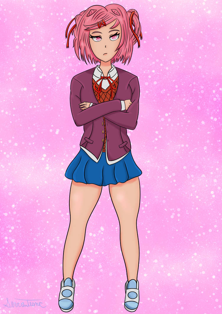 Natsuki DDLC Rework by Servantesnc on DeviantArt Natsuki DDLC Rework by Servantesnc on DeviantArt