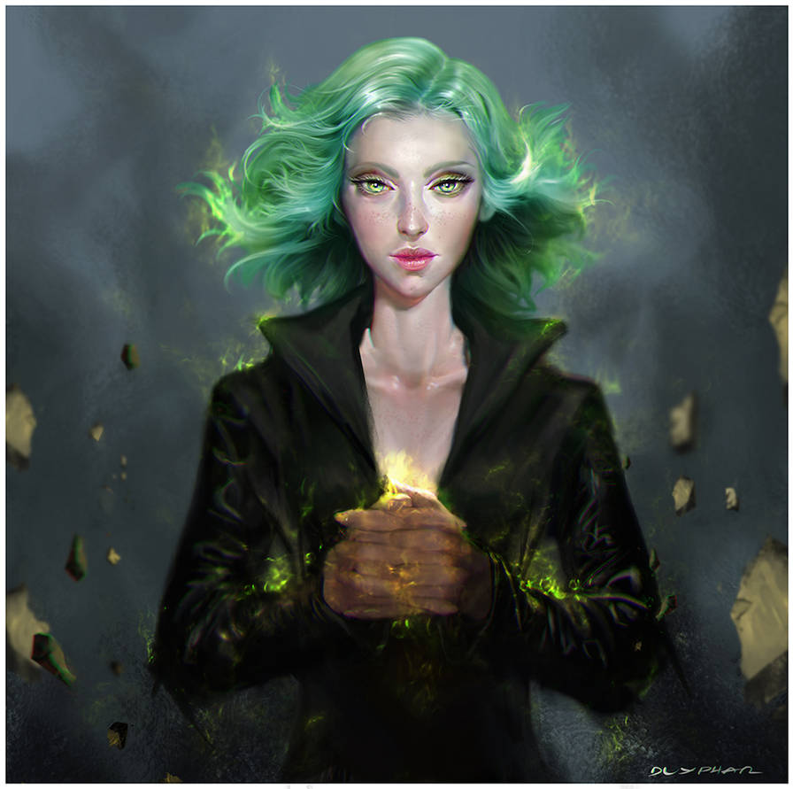 Tatsumaki fan art - matured version