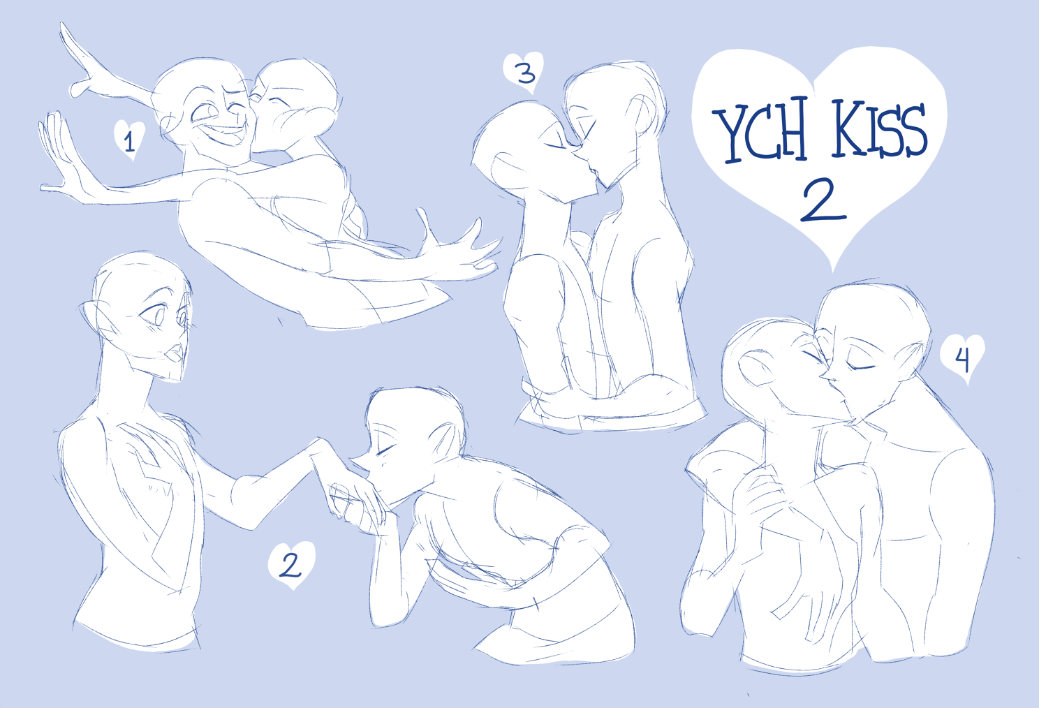 Set Price YCH KISS 2 CLOSED!