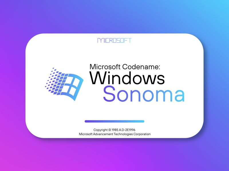 Windows Codename Sonoma (2E1996) by MarioFan171 on DeviantArt