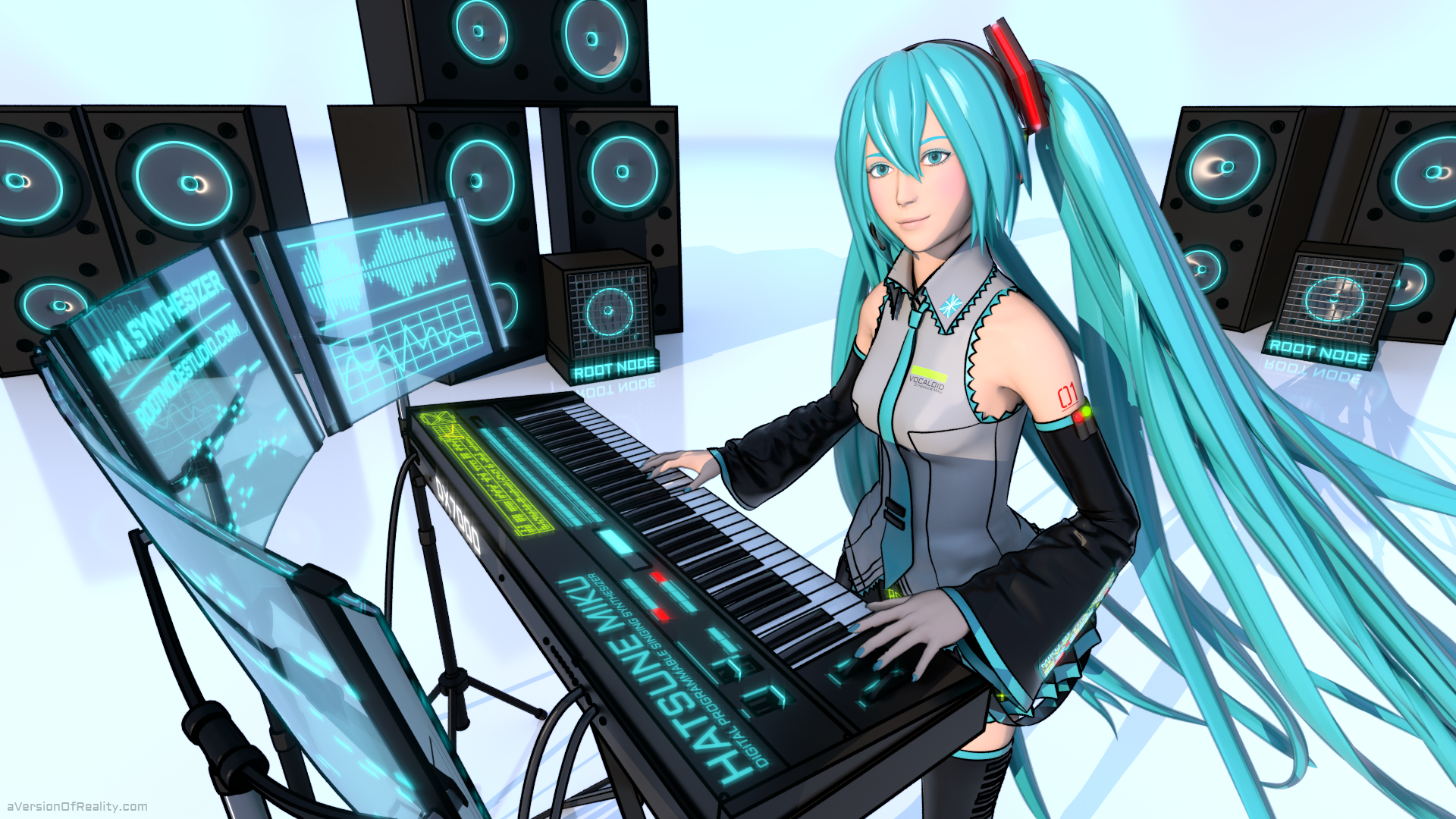 Hatsune Miku: I'm a Synthesizer Cover Art by aVersionOfReality
