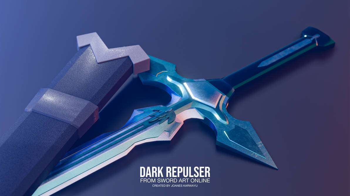 Dark Repulser from Sword Art Online by nescarvalo on DeviantArt