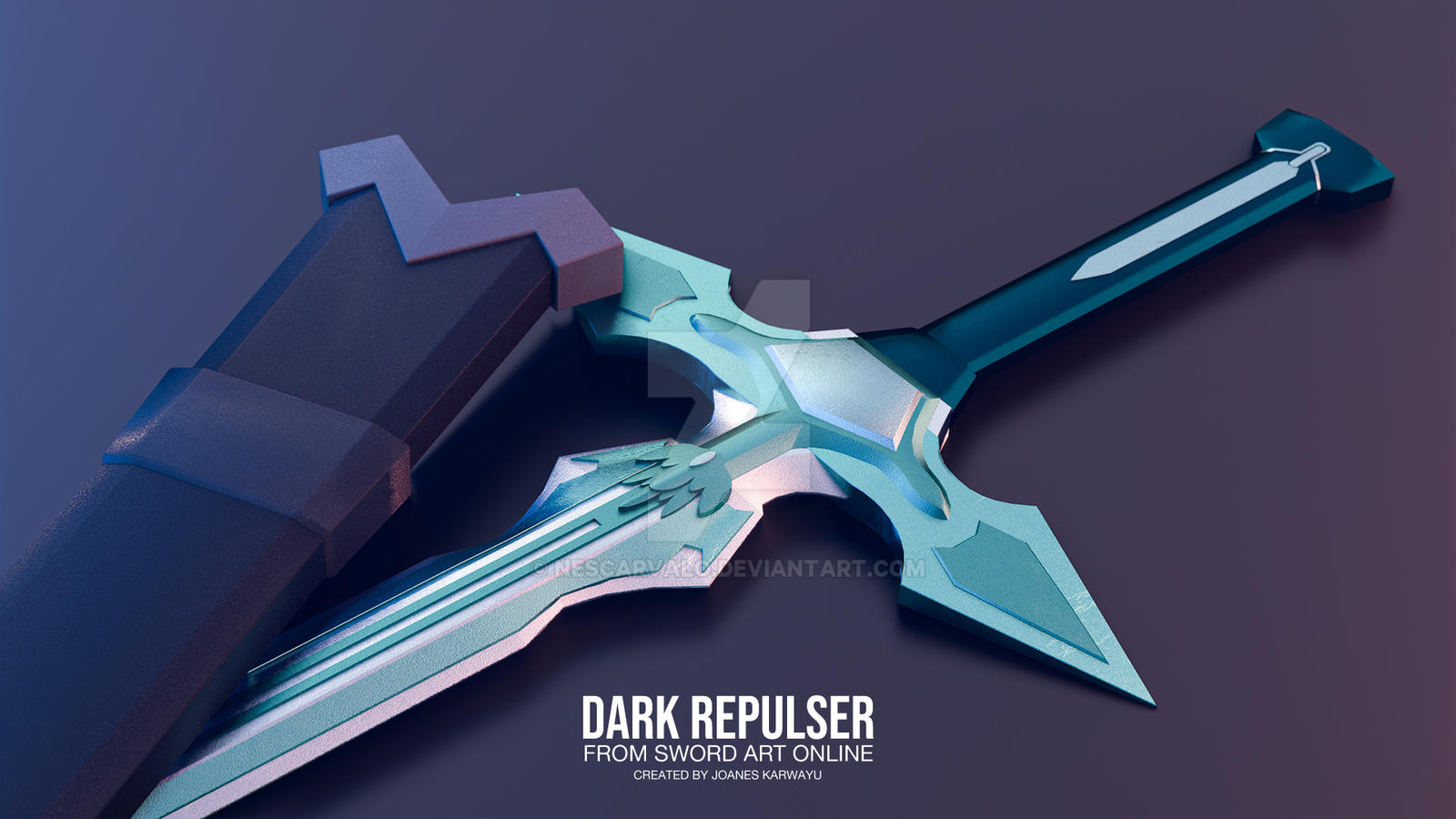 Dark Repulser from Sword Art Online by nescarvalo on DeviantArt