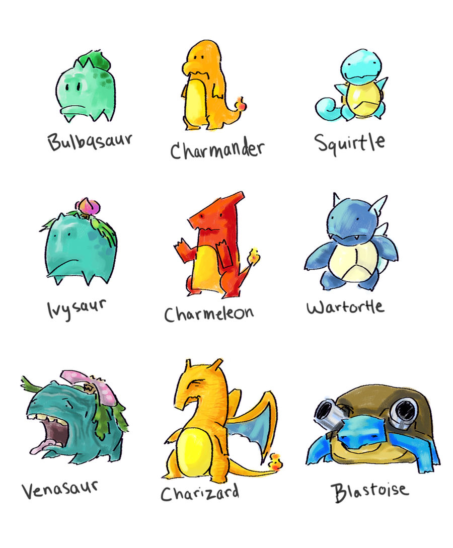 Generation 1 Starters