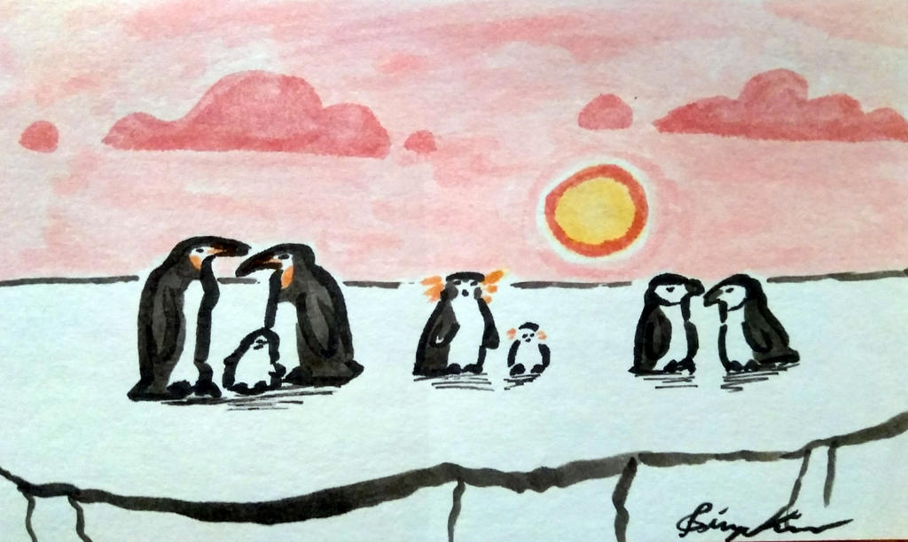 Penguins by ImHereToDie on DeviantArt