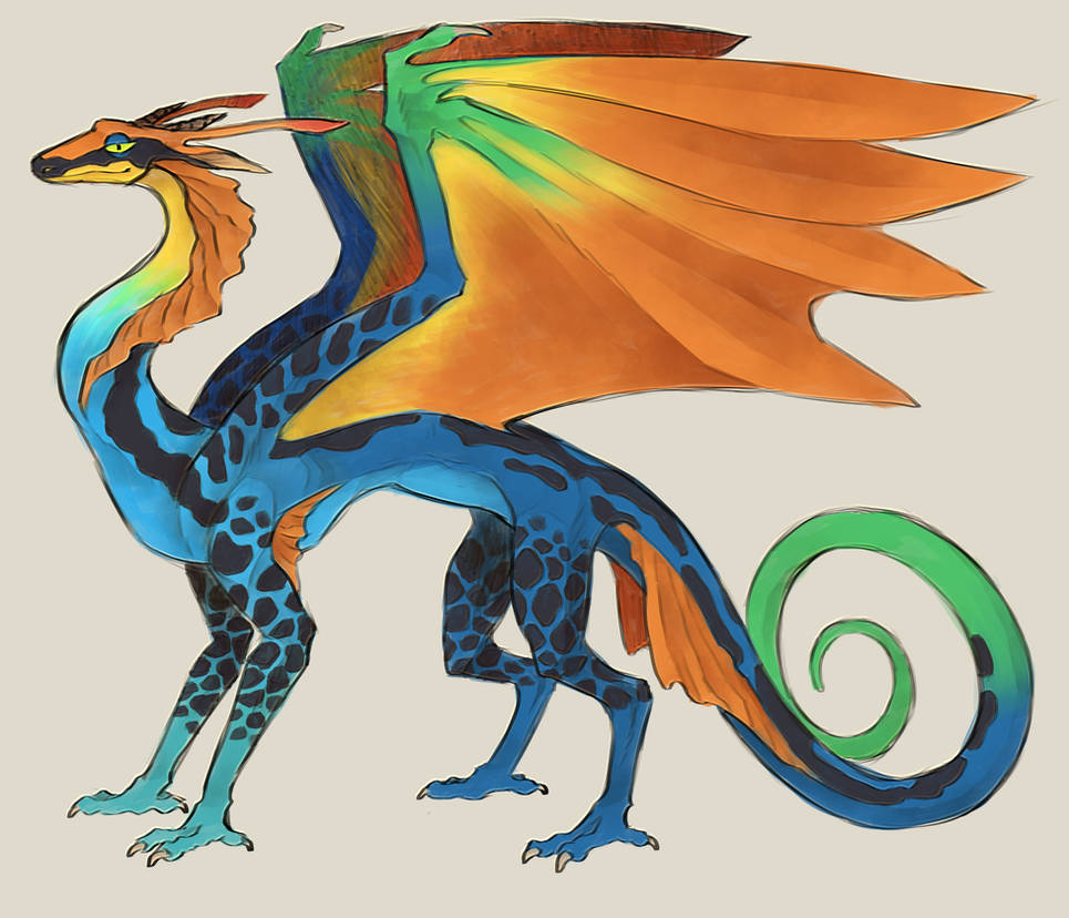 Rainwing Ruff Glory/Rainwing design (WoF) by BuboPeli on DeviantArt