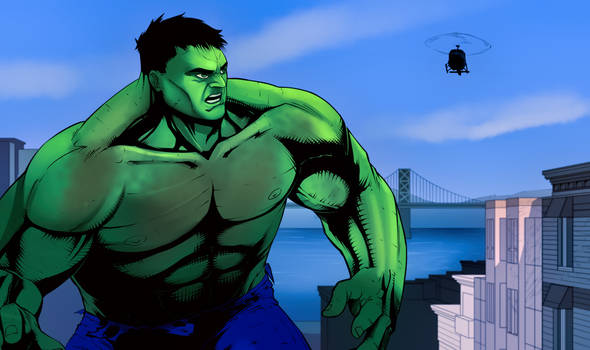 Hulk (2003) movie scene