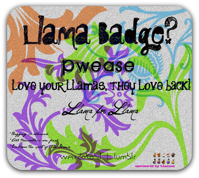 Llama Badges