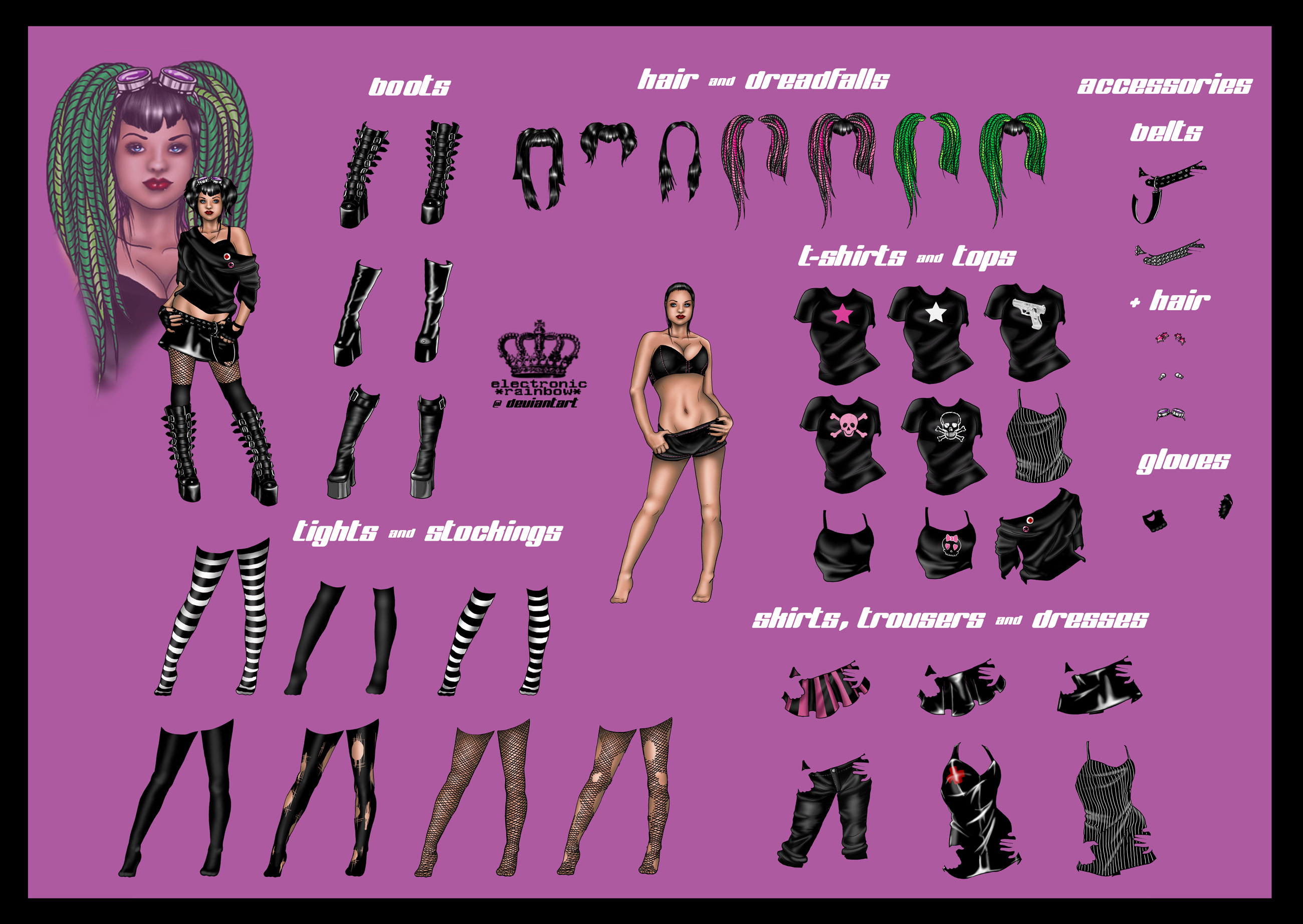 CYBERGOTH Dress-up Dollie