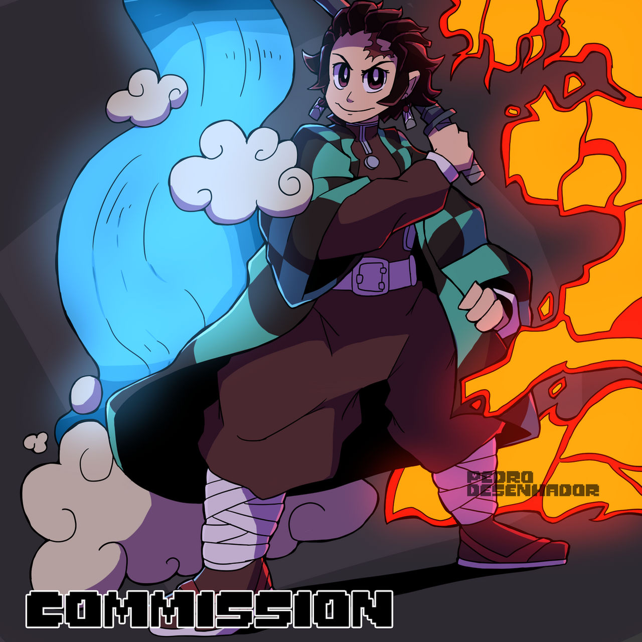 Tanjiro Api Tanjiro (Commission) by PedroIsHerePNG on DeviantArt