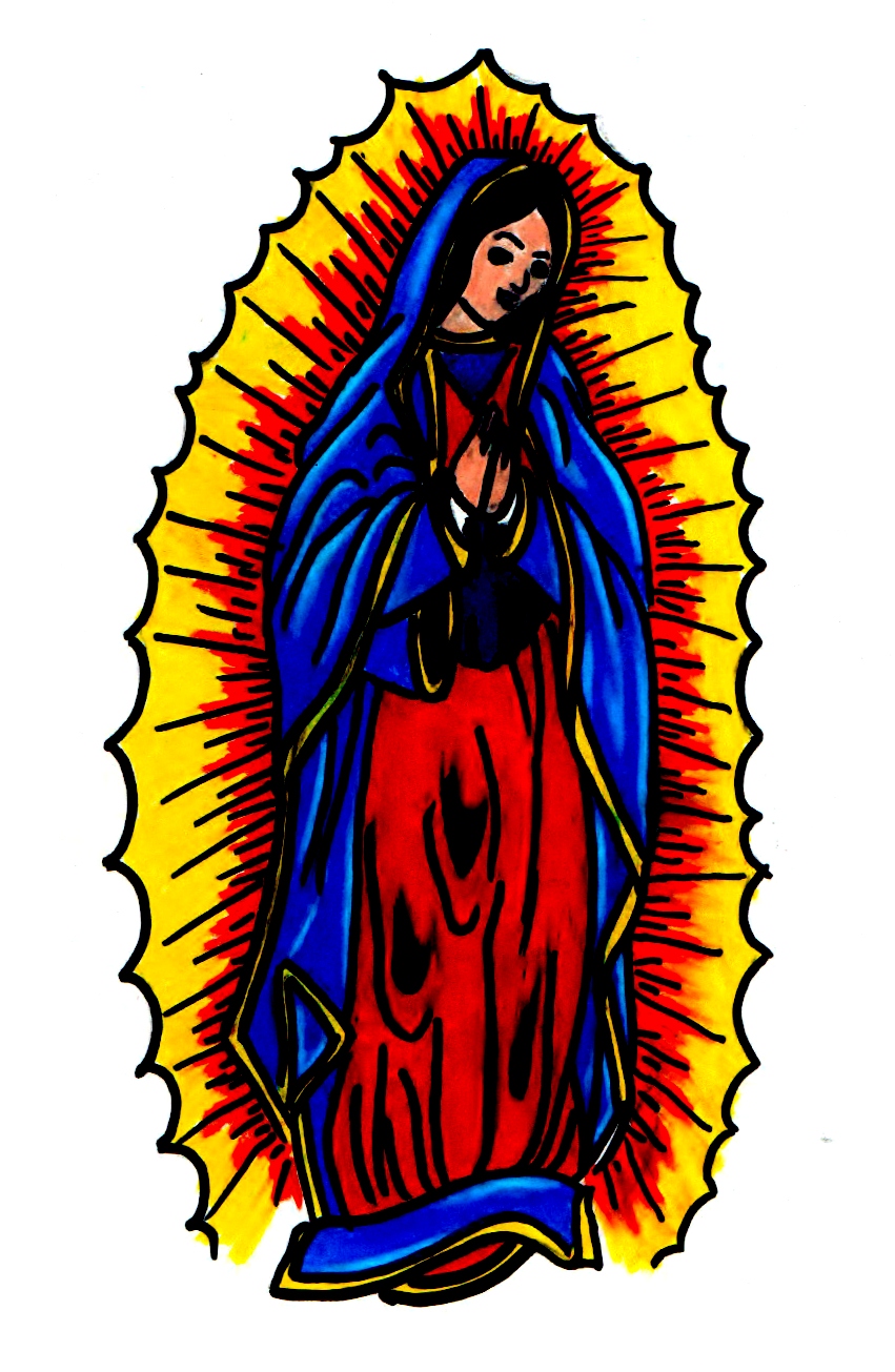 Virgin Mary (colored)