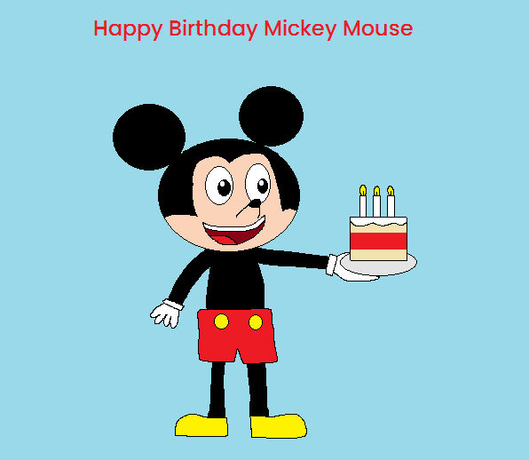 Happy Birthday Mickey Mouse by WaveFromTouseLinza on DeviantArt