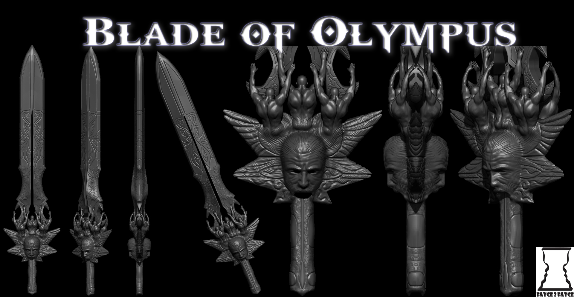 Kratos (God of War) with Blade of Olympus