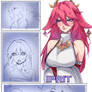 Young Yae Miko and Alice