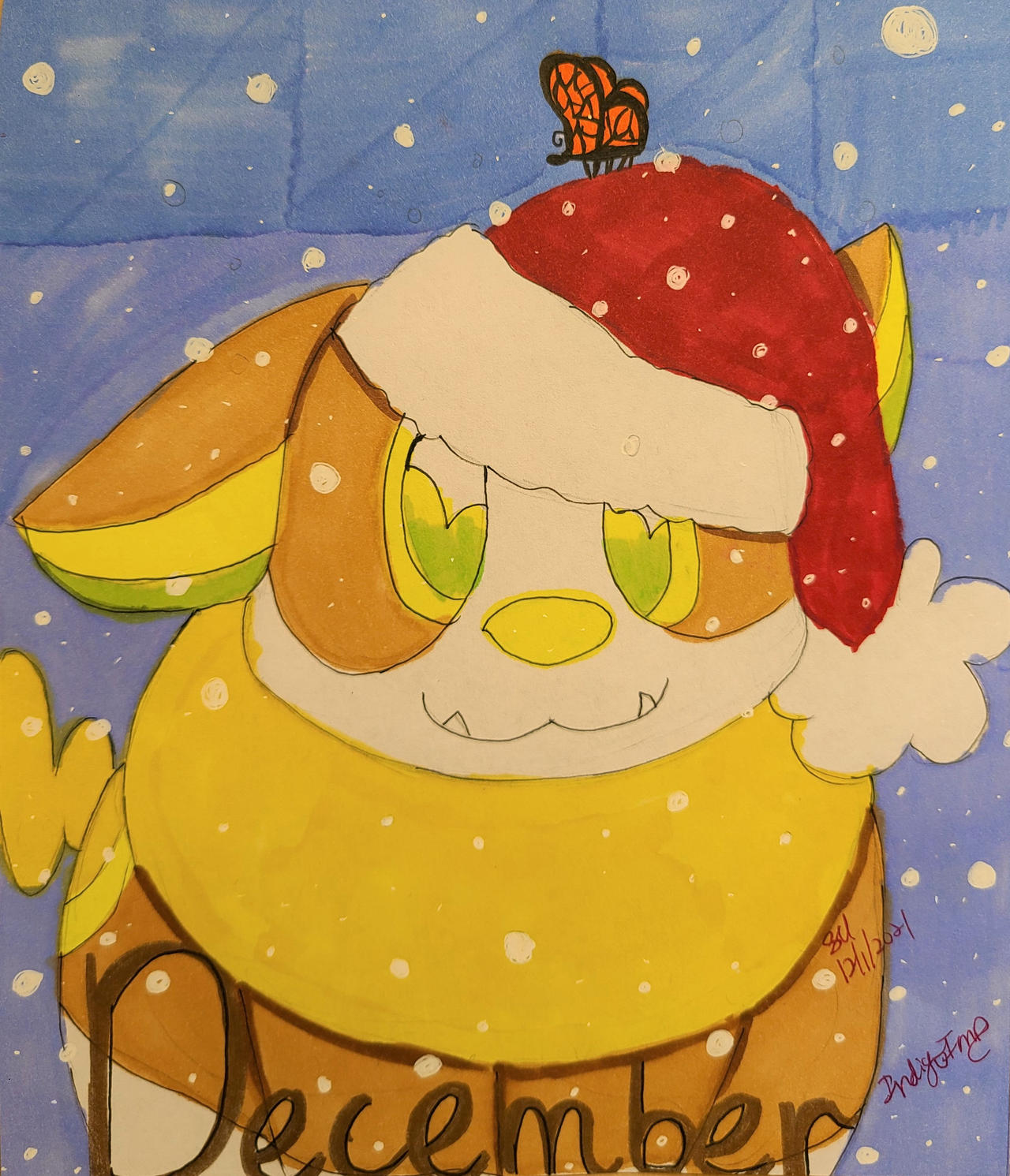 Yamper Calendar Drawing 2021 December By IndigoImp On DeviantArt yamper-calendar-drawing-2021-december-by-indigoimp-on-deviantart