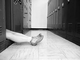 Girl Inside Locker