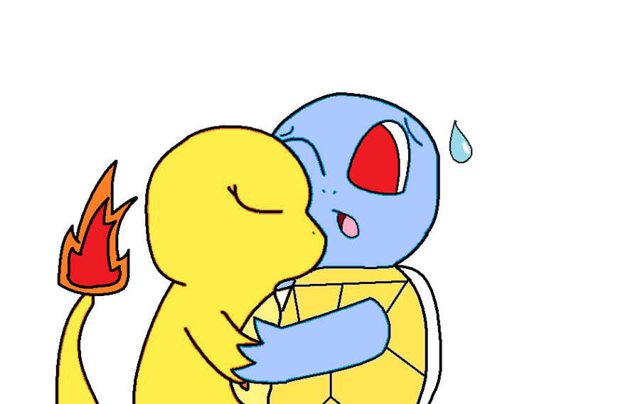 Shiny Charmander + Shiny Squirtle