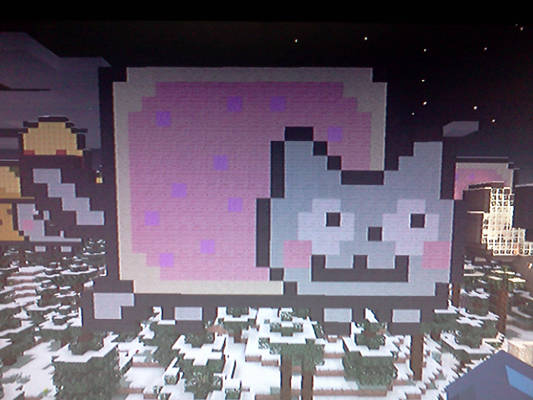 Cracked nyan cat