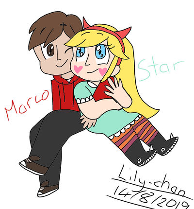 Day 1 of drawing my ships: Starco by Lily-chanartist on DeviantArt