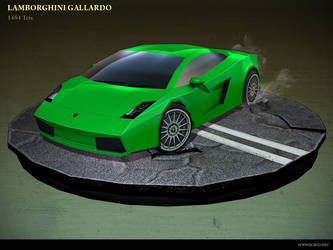 Laborghini Gallardo Lowpoly