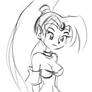 Shantae speed sketch