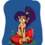 Shantae Sitting With Shoe