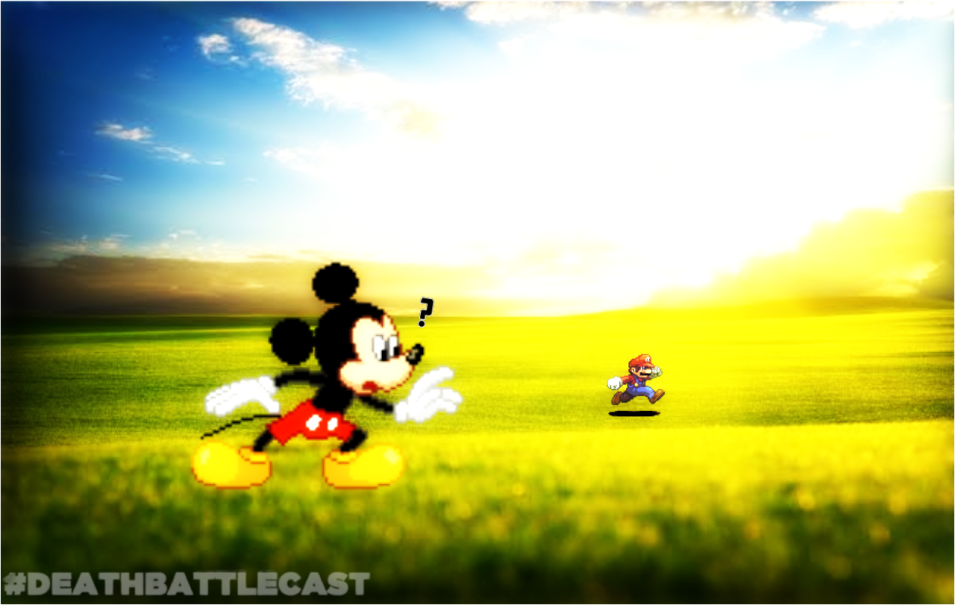 Mario VS Mickey Mouse - DEATH BATTLE! Sprite Art by HatsuTheGoat on ...