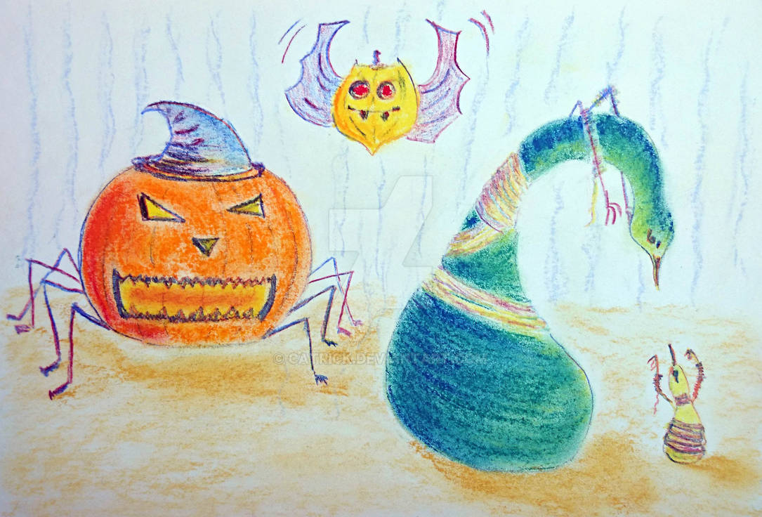 Scary Pumpkins by CatRick on DeviantArt