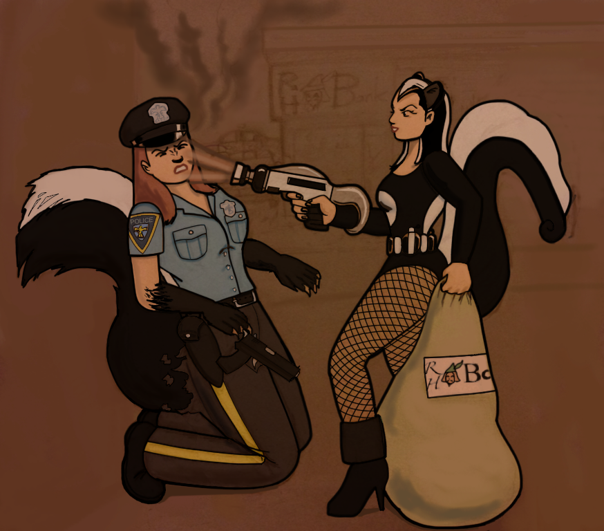 Skunkwoman Strikes (Bakerman)