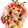 Queen Bee Sticker Pose
