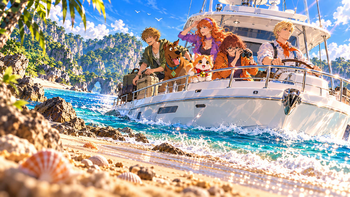Deviantart Island Anime Tropical Island Adventure Arrival by Foodie-Ku-Chan on DeviantArt