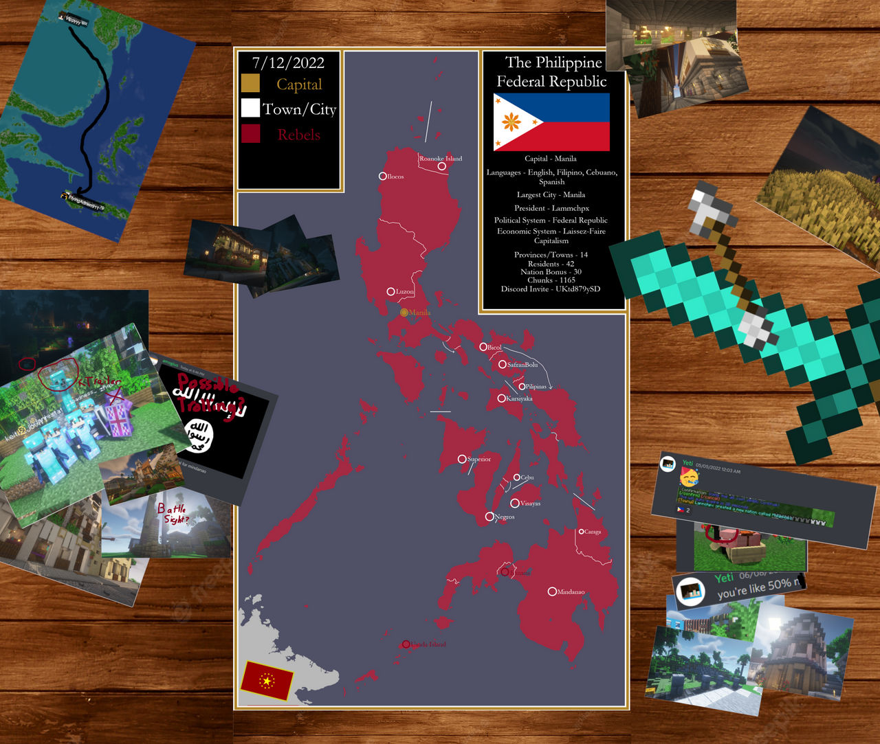 EarthMC Philippine Map By Illidanlestat2 On DeviantArt Earthmc philippine map by illidanlestat2 on deviantart