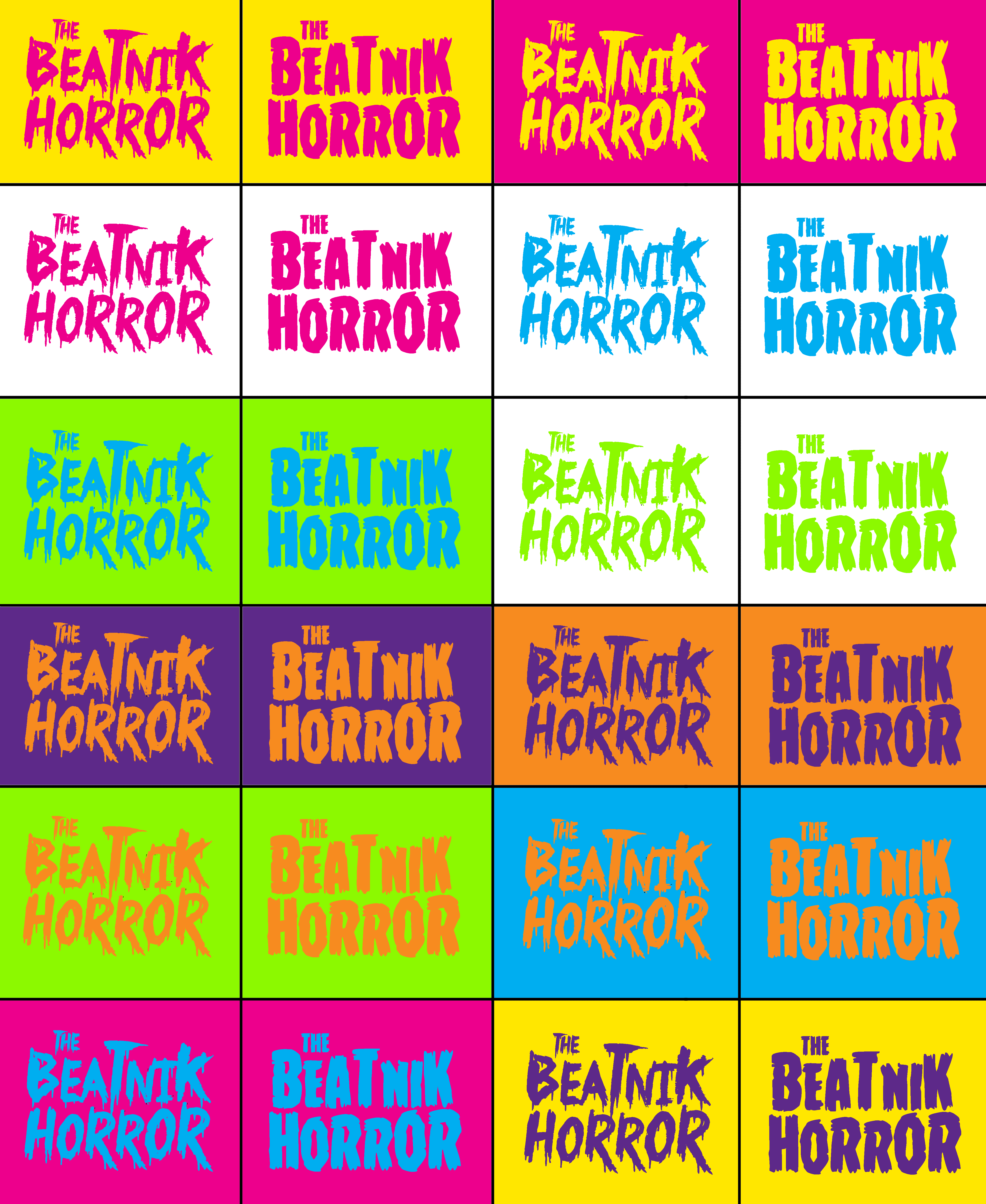 The Beatnik Horror Logo Tests