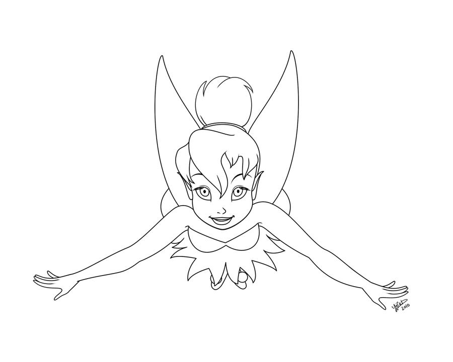 Tinkerbell - Coloring Page
